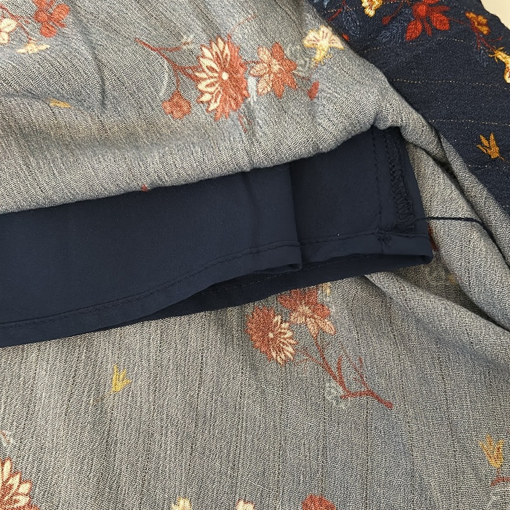 NWT women’s Neiman Marcus Navy Floral Dress - Picture 7 of 7
